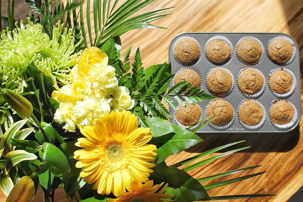 Zucchini and Date Muffins with Cashew Ginger Frosting