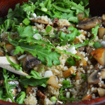 Arugula Pear and Quinoa Salad
