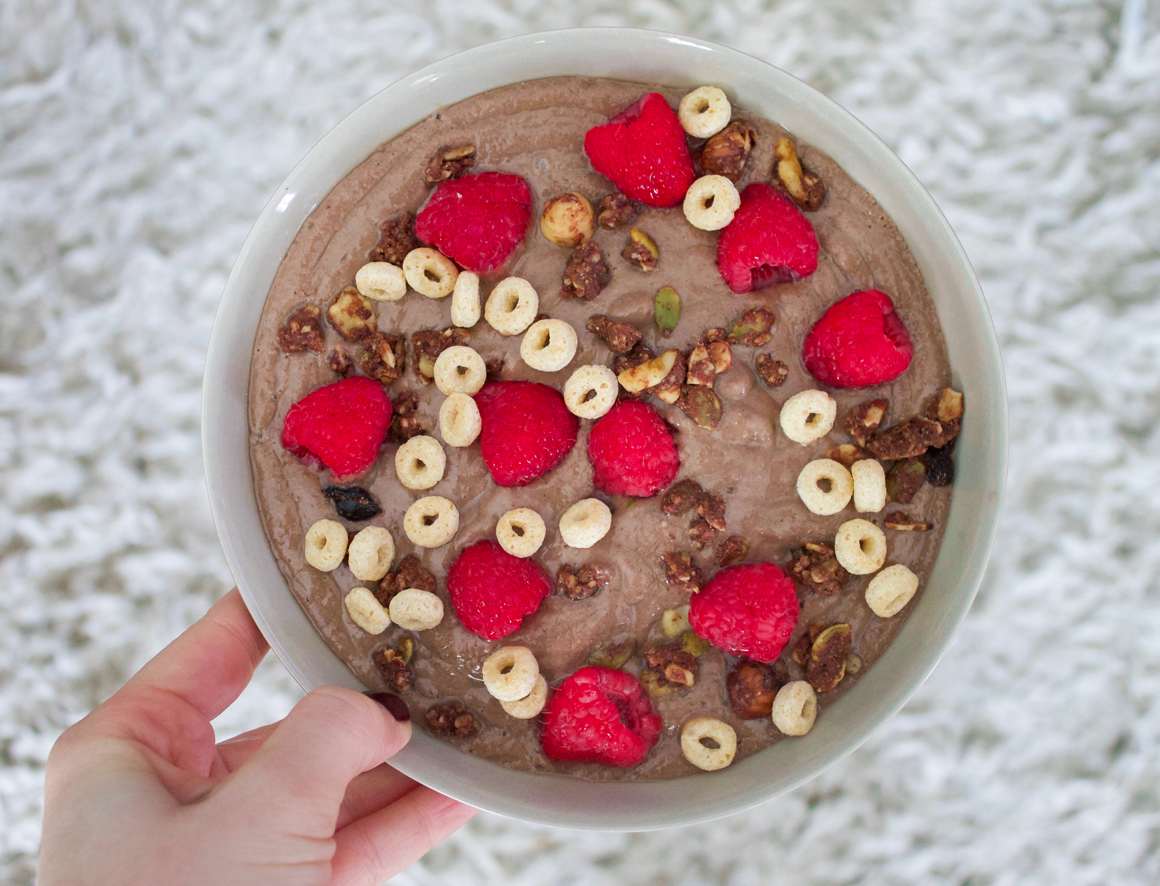Chocolate PB acai bowl
