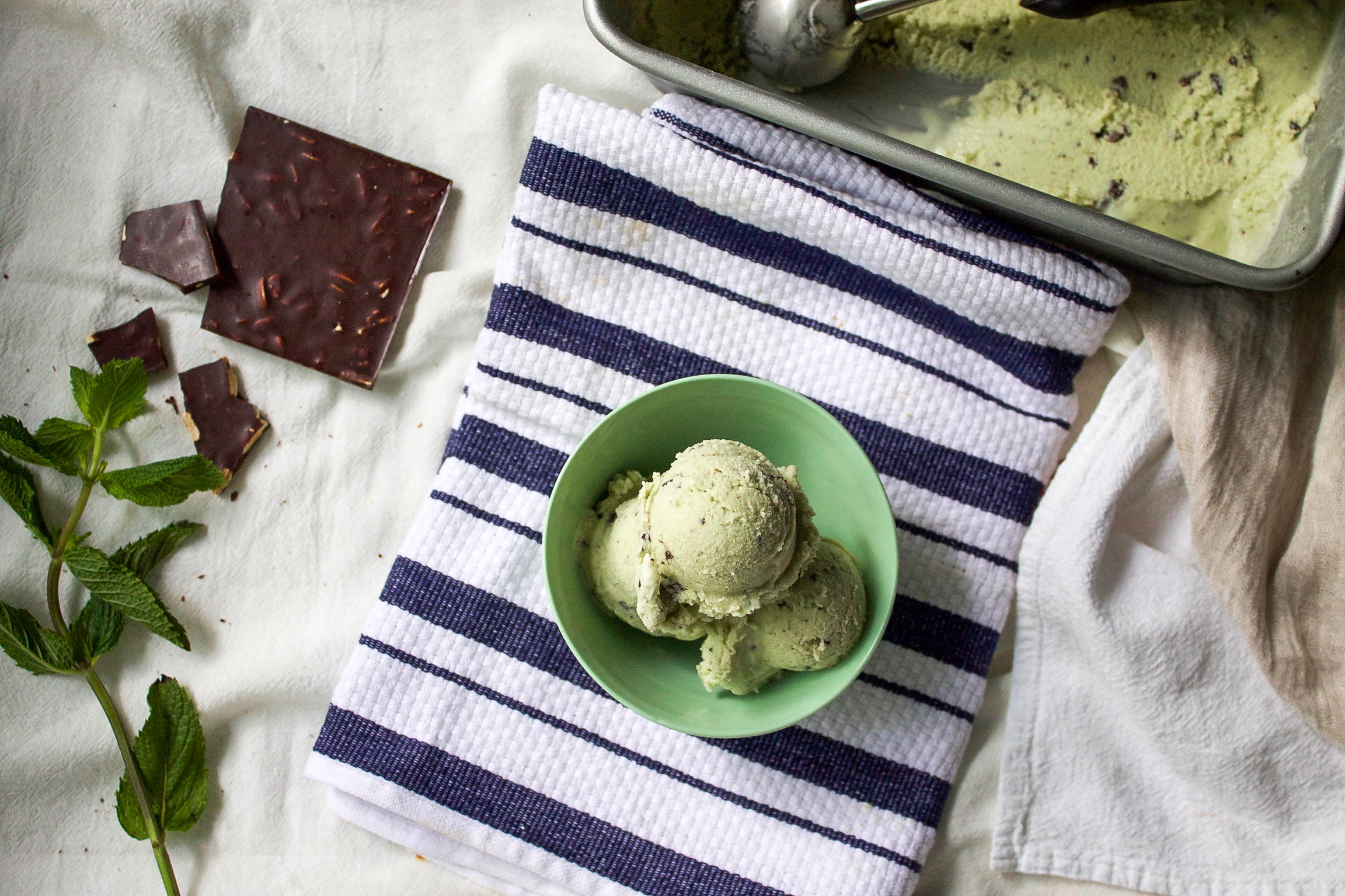 Dairy Free Mint Chip Ice Cream